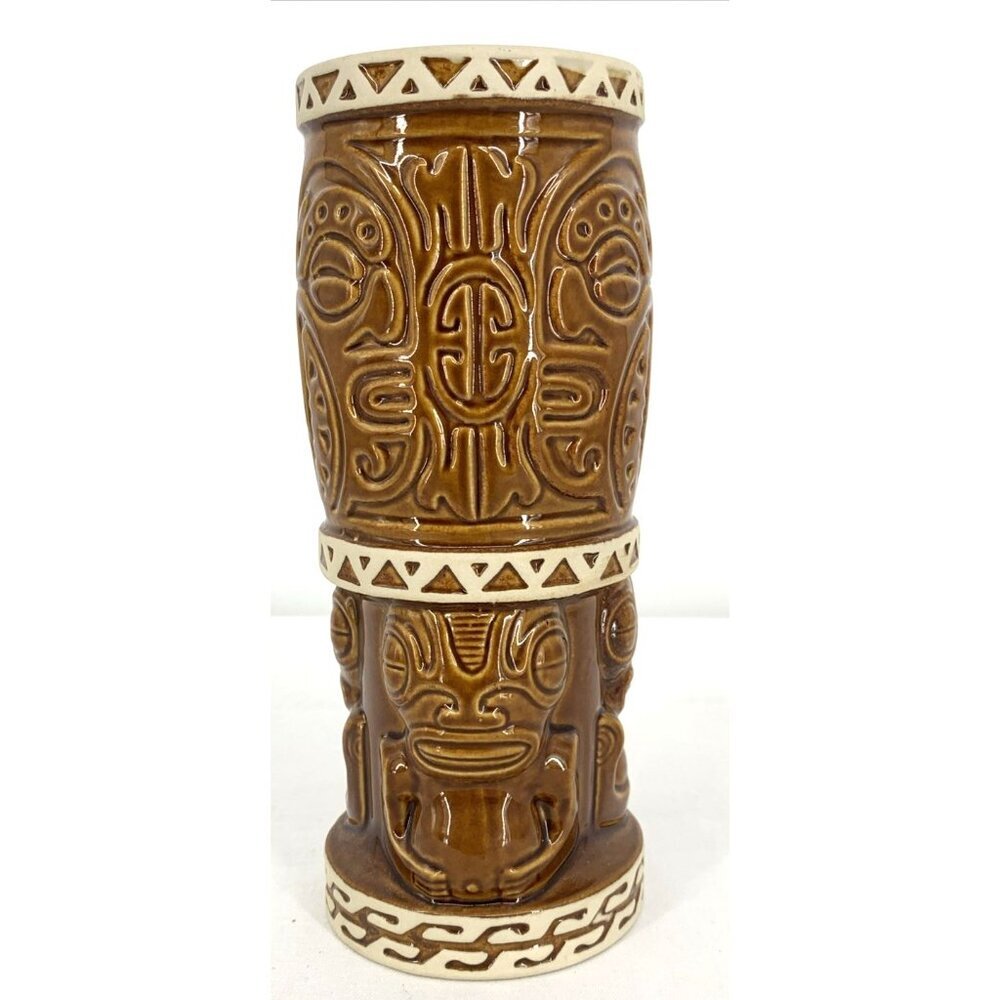 Tiki Mug Nari Rani Marquesan Tiki Farm Flounder Ceramic 2000-2015 8" Tall